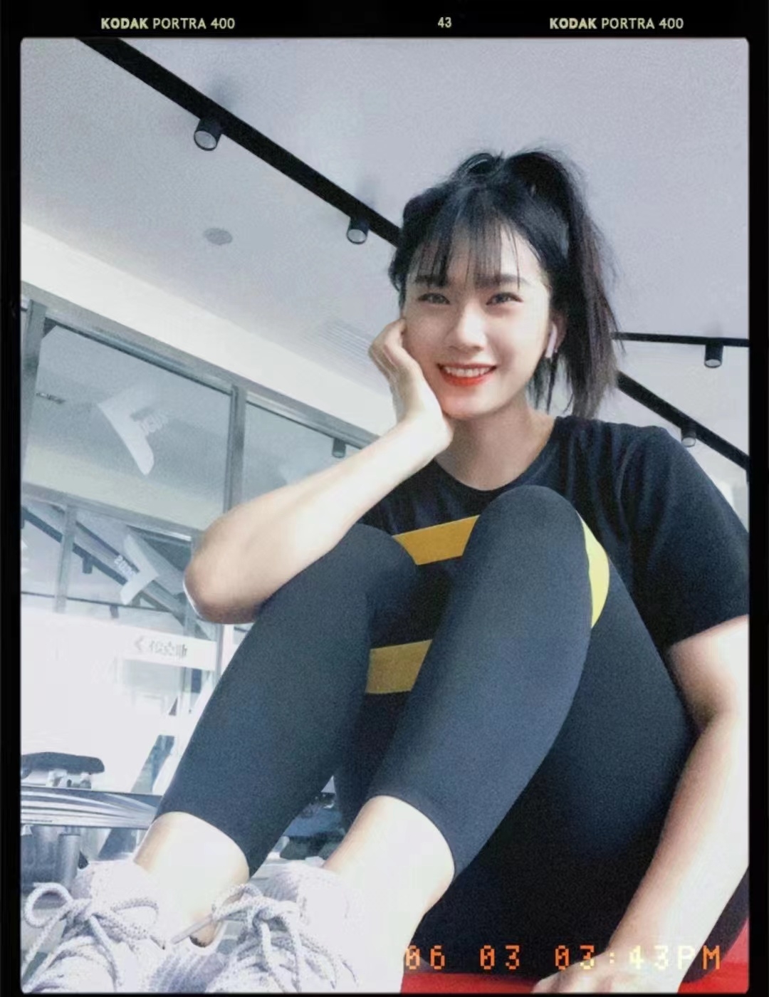健身少妇