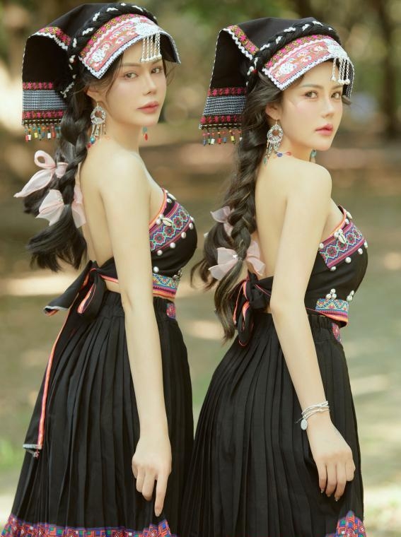 双飞哈尼姐妹花